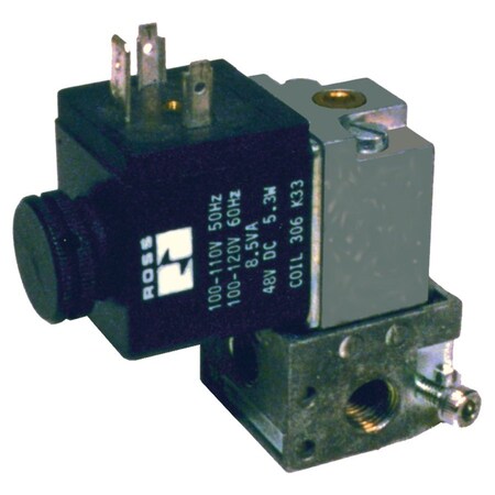 Ross Controls Miniature Valve, W14 Series, 3/2 Single, Solenoid Controlled, Poppet, Non- W1413A1409W